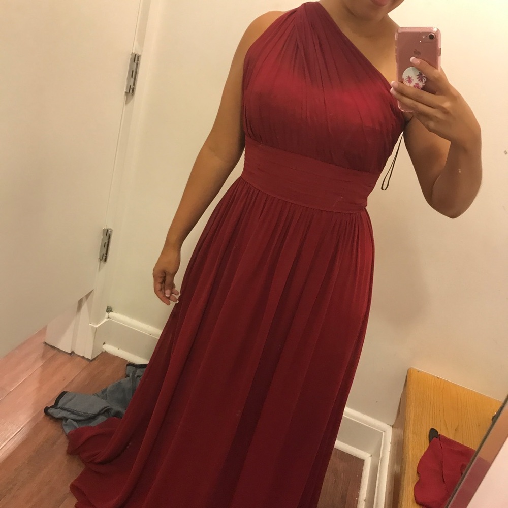 Red elegant dress